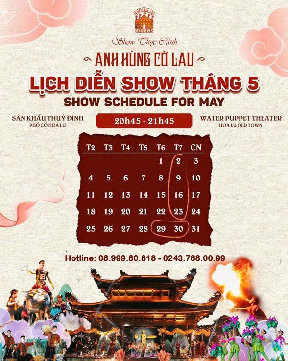 Show thực cảnh ANH HÙNG CỜ LAU - Hoa Lư Ninh Bình | Immersive historical live show